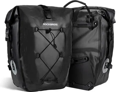 Produktbild von Famanu Fahrradtasche 25L Wasserdicht - Schwarz