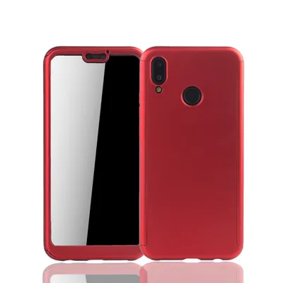 Zdjęcie produktu dla Etui na telefon komórkowy Pokrowiec ochronny na Huawei P20 Lite Pełne etui Osłona ekranu 360 Czerwony