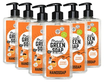 Produktbild von MARCEL'S GREEN SOAP Handseife Orange & Jasmin 500ml x 6 Multipack