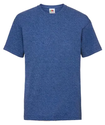 Produktbild von Fruit of the Loom - "Valueweight" T-Shirt für Kinder LT1724 (140-146) (Retro Heather Royal)