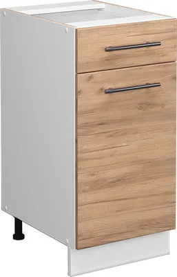 Produktbild von Küchenunterschrank Vicco Fame-Line Goldkraft Eiche 40 cm ohne Arbeitsplatte, Model 38283