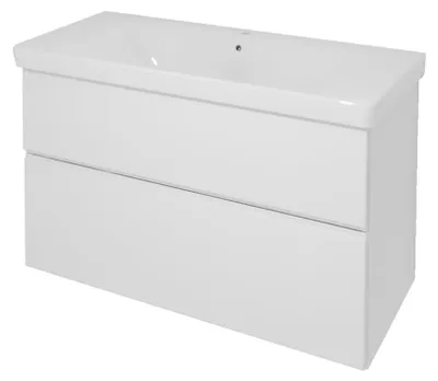 Productafbeelding van Kolpa OXANA kast met wastafel, model OUO 105, kleur wit
