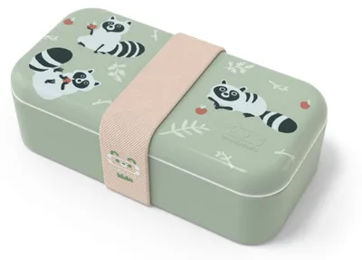 Produktbild von MONBENTO 0,5L Lunchbox - Forest Friends Kinder Kunststoff Frühstücksbox