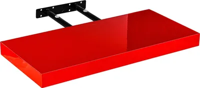 Obrázek produktu pro Stilista nástěnná police Volato, 60 cm, lesklá červená