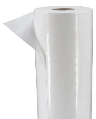 Productafbeelding van 50 meter x 1 meter zelfklevend afdekvlies, 140 g/m². Zelfklevend verfdoek en trappenbekleding als bescherming van de vloer tijdens renovatie, behangwerkzaamheden en renovaties