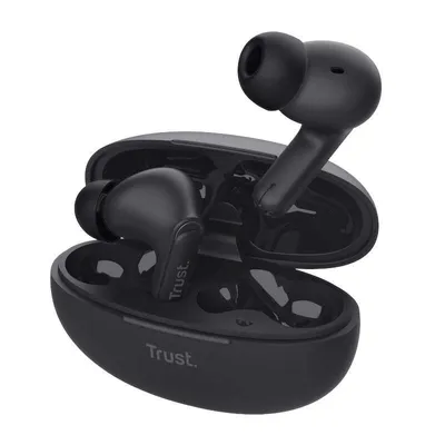 Produktbild von Trust Yavi, True Wireless Stereo (TWS), Anrufe/Musik, 20 - 20000 Hz, 37 g, Kopfhörer, Schwarz