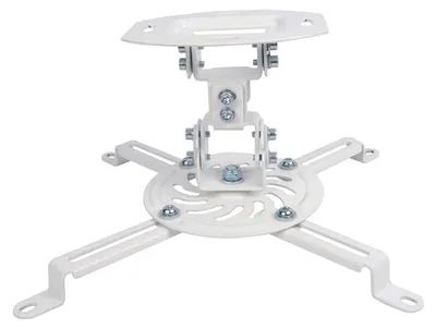 Immagine prodotto di E+P DH 15 supporto a soffitto per proiettore 150 mm inclinabile, girevole, ruotabile max. 13,5 kg (1258015)