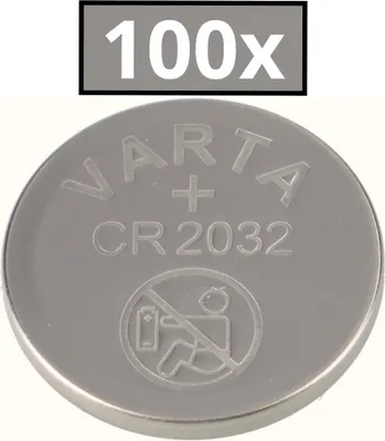 Produktbild von 100x Varta Lithium 3V CR2032-P Bulk 3V/220mA lose