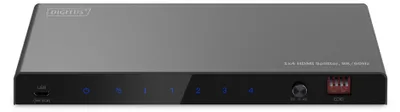 Productafbeelding van DIGITUS DS-55340, HDMI-splitter, 1x4, 8K/60Hz, zwart