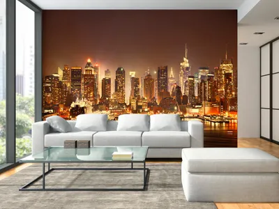 Produktbild von Vlies Fototapete New York 400x280 cm Tapeten Wandtapete XXL Stadt City New York d-B-0034-a-d