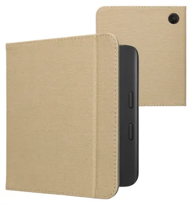 Produktbild von kwmobile Klapphülle kompatibel mit Tolino Vision 6 - Schutzhülle e-Reader - Hülle eReader - Beige