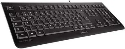 Produktbild von CHERRY KC 1000, Volle Größe (100%), Kabelgebunden, USB, QWERTY, Schwarz