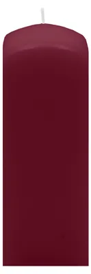 Produktbild von Quader Kerzen Bordeaux 30 x Ø 6/6 cm, 6 Stück