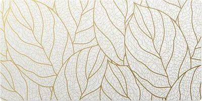 Produktbild von Blätter Mit Zartem Muster– Schreibtischunterlage – Schreibtisch Tischunterlage – 100x50 cm – Unterlage Groß Schreibtischmatte