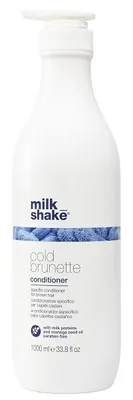 Obrázek produktu pro Milk Shake, Cold Brunette, Moringa Oil, Hair Conditioner, Remove Warm Tones - Red/Orange, 1000 ml