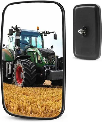 Obrázok produktu pre Zrkadlá pre nákladné vozidlá, štvorcové širokouhlé HD spätné zrkadlá, konvexné pomocné spätné zrkadlá pre nákladné vozidlá, prívesy a vysokozdvižné vozíky, 23,5 cm x 13,5 cm, balenie po 2 ks