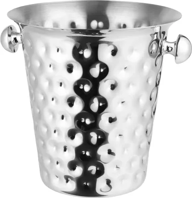 Obrázek produktu pro Kbelík na led z nerezové oceli - chladicí box na šampaňské - 5 l - stříbrný