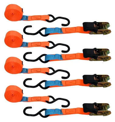 Produktbild von TECH-CRAFT Spanngurt-Set 8tlg.