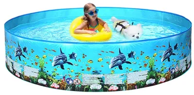 Imagen del producto de Piscina plegable - No inflable - Para perros