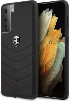 Obrázek produktu pro Ferrari Off Track Quilted - pouzdro pro Samsung Galaxy S21+ (černé)