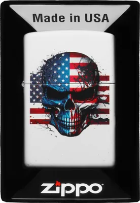 Obrázek produktu pro Zapalovač ZIPPO SKULL FLAG DESIGN 60007288