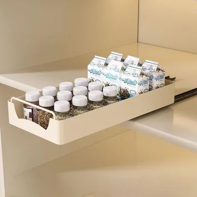 Produktbild von Ausfahrregal Küchenorganizer 1 Stück Kohlenstoffstahl