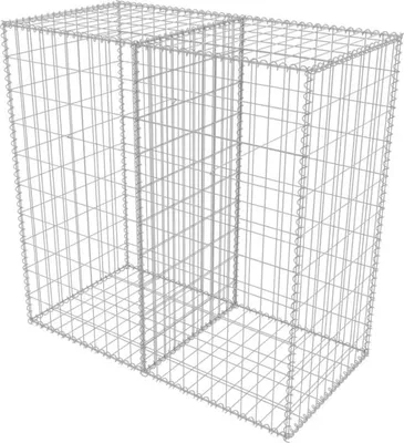 Zdjęcie produktu dla Kosz gabionowy, stal galwanizowana, 100 x 50 x 100 cm