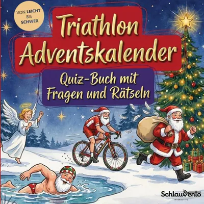 Produktbild von Triathlon-Adventskalender: Quiz-Buch mit Fragen und Rätsel