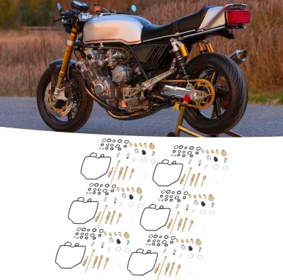 Immagine prodotto di 6 set di kit di riparazione del carburatore della moto, sostituzione professionale per CBX1000 CBX1050 1978-1983