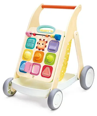 Image de Hape, chariot d'apprentissage multifonctionnel 3-en-1, centre d'activités, marchepied pour bébé à partir de 6 mois