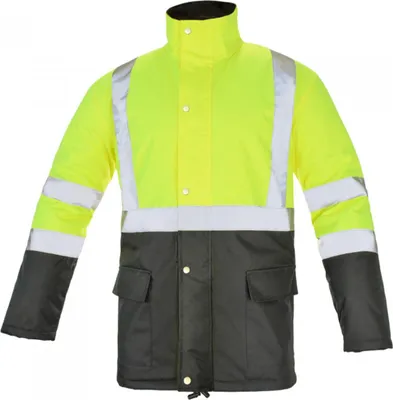 Produktbild von Flash Winter Warnschutz-Arbeitsjacke Kapuze abnehmbar 2XL