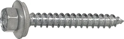 Produktbild von Fassadenbauschraube spitz 6.5x 32 verzinkt mit Neoprendichtscheibe ø 16 mm