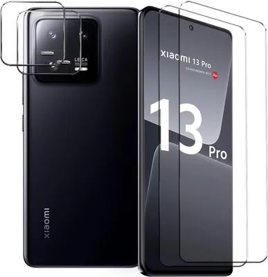 Produktbild von Panzerglas für Xiaomi 13 Pro Schutzfolie 2x Kamera Schutzglas Folie 2x Panzerfolie