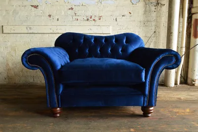 Produktbild von Chesterfield Sessel Fernseh Design Polster Sofa Couch Couchen Sofas Textil 1055