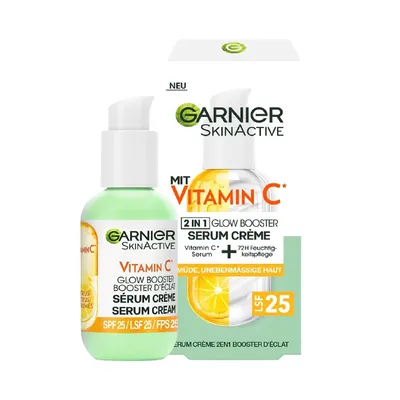 Immagine prodotto di Garnier Pelle del Viso A.Vit.C Siero Crema F25 50ml