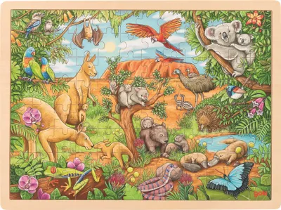 Obrázok produktu pre Einlegepuzzle Australische Tierwelt
