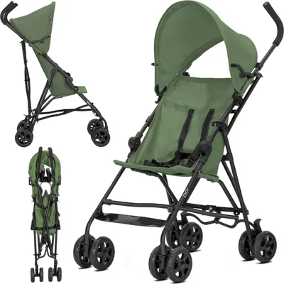 Produktbild von Lorelli Vaya Reisebuggy – ultraleichter Schirmbuggy ca. 4,5 kg, bis 22 kg, klappbares Verdeck, 5-Punkt-Gurt, kompakt faltbar