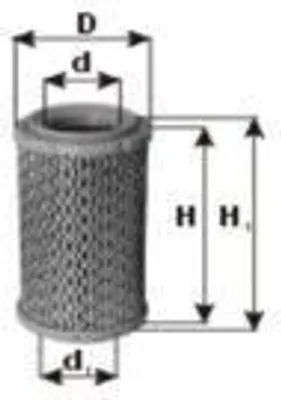 Produktbild von Luftfilter PZL Filters WA2070 Filtereinsatz