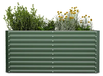 Obrázek produktu pro Blumfeldt Vyvýšený záhon High Grow Straight, 1800 l, Ergonomické, Odolné vůči povětrnostním vlivům, Otevřená základna