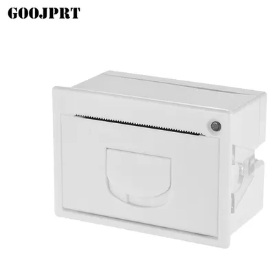 Zdjęcie produktu dla GOOJPRT QR204 58 mm mini drukarka termiczna ze zintegrowanym paragonem, interfejs TTL + USB, szybkie drukowanie 50-85 mm/s