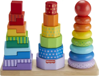 Image de Fisher price DŘEVĚNÁ VĚŽ TVARY