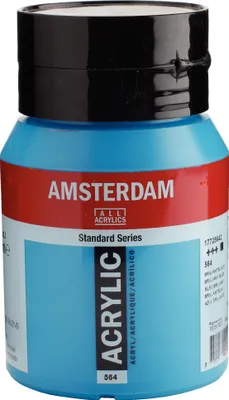 Produktbild von Royal Talens Acrylfarbe Topf 564 Brilliant Blue 500 ml Malen