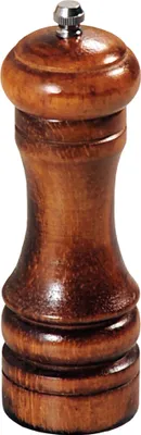 Produktbild von Kesper Pfeffermühle aus Gummibaumholz, Ø 5 cm, Höhe 16 cm, mit Keramik-Mahlwerk, kleine Ausführung, dunkel lackiert