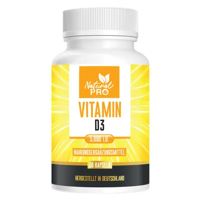 Produktbild von Natural Pro | Vitamin D3 5000 i.u. HOCHDOSIERT