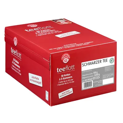 Produktbild von Teekanne Teeflott Großfilterkette aromatischer Schwarzer Tee 3000g