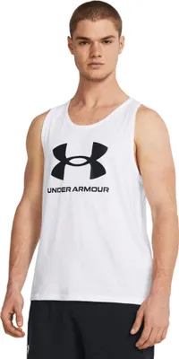 Produktbild von Under Armour Sportstyle Logo Tank 1382883-100 Herren