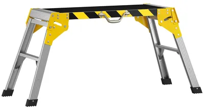 Produktbild von Klappbare Werkbank aus Aluminium mit Griff, rutschfest, 150 kg, 110 x 32 x 50 cm