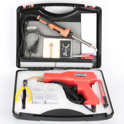 Imagen del producto de Máquina eficiente para la reparación automática de parachoques, con pistola de soldadura. Accesorios de soldadura de alta calidad