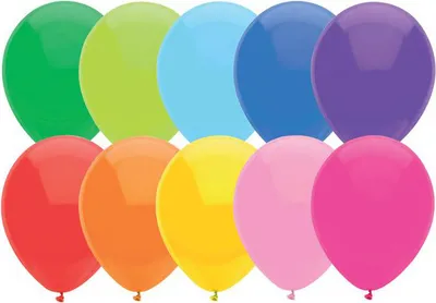 Produktbild von Luftballons, 10 Stück, farbig, 30 cm