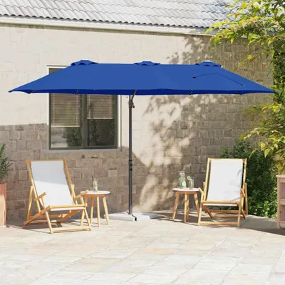 Obrázek produktu pro Maison Exclusive – slunečník, rozměry 372 x 198 x 243 cm, materiál: polyester a hliník